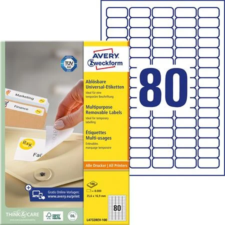 Avery L4732REV-100 nagyítás