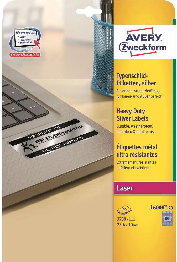 Avery L6008-20 nagyítás