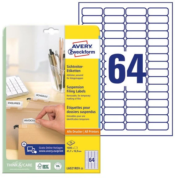 Avery L6021REV-25 nagyítás