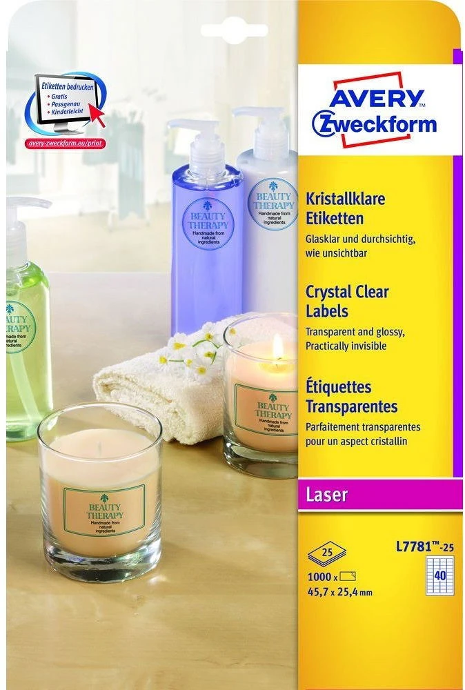 Avery L7781-25 nagyítás