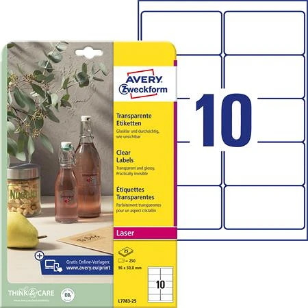 Avery L7783-25 nagyítás