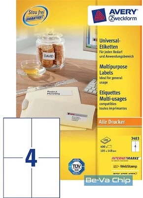 Avery 3483 nagyítás