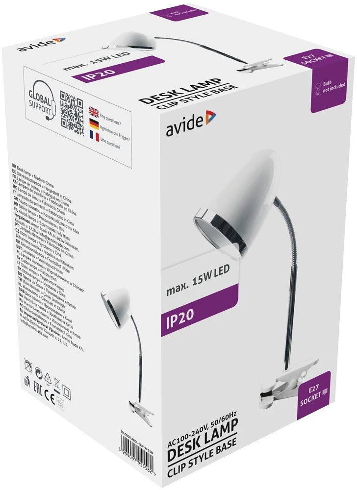 Avide ABDL-CLIP-W-15W nagyítás