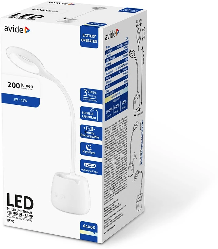 Avide ABLDL-PENCASE-5W-N nagyítás