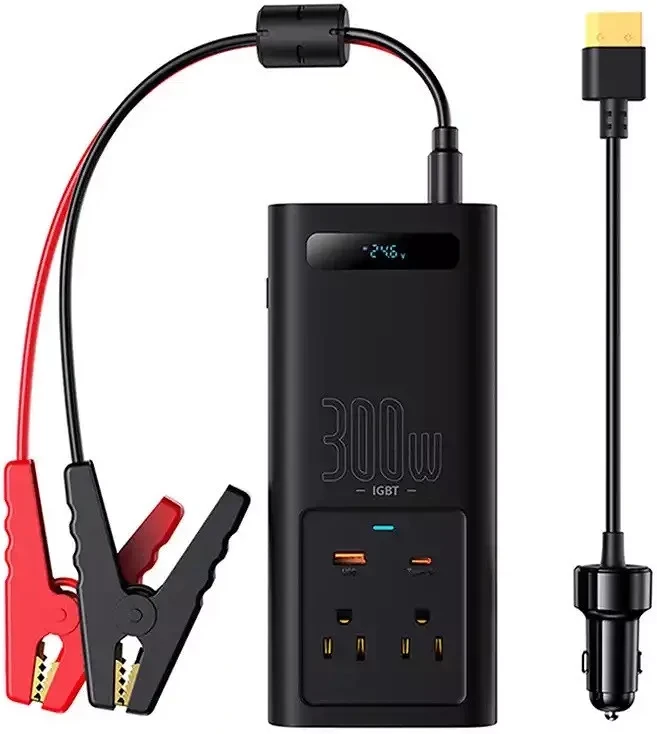 Baseus 300W, 24V, CN / EU, FEKETE nagyítás