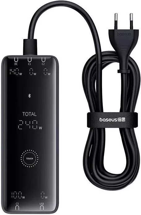 Baseus 3XUSB-C - 1XUSB-A 1XDC nagyítás