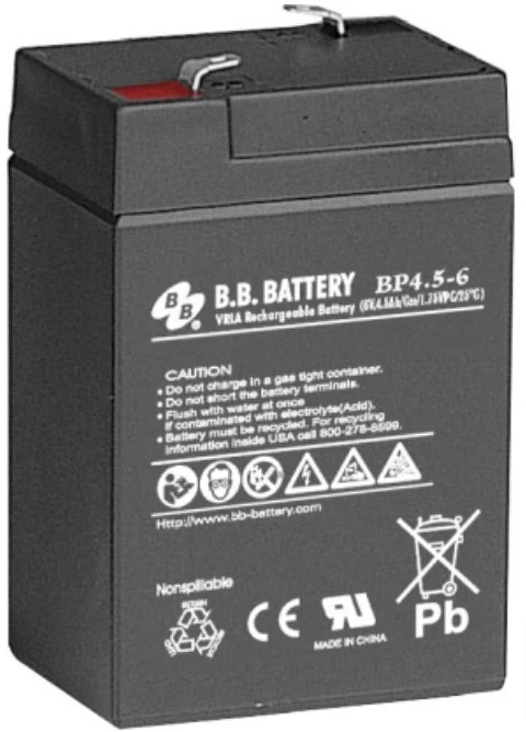 B.b. battery BP4.5-6 nagyítás