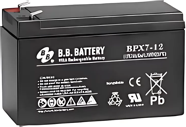 B.b. battery BPX7-12_T1 12V 7AH nagyítás
