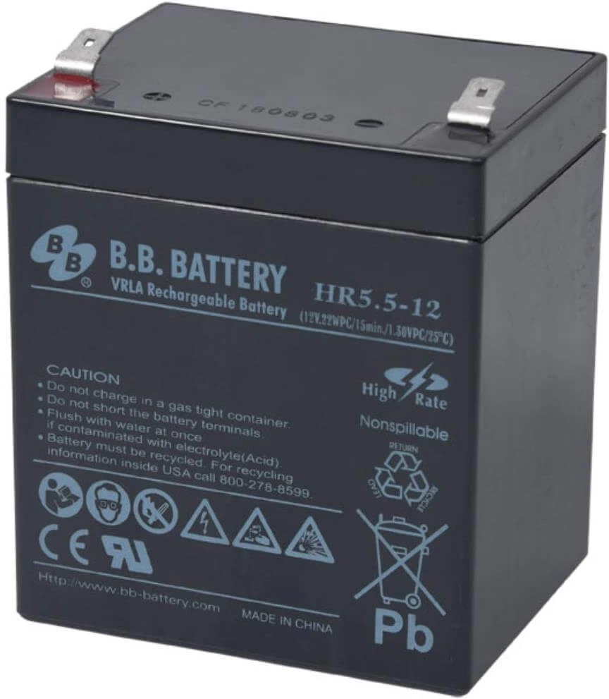 B.b. battery HR5.5-12 nagyítás