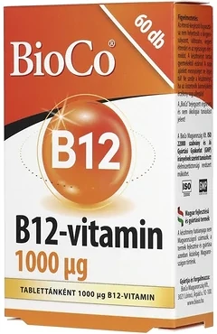 Bioco B12 1000 MCG 60 nagyítás