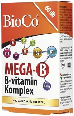 Bioco MEGA-B B-KOMPLEX 60 nagyítás
