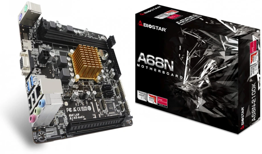 Biostar A68N-2100K nagyítás