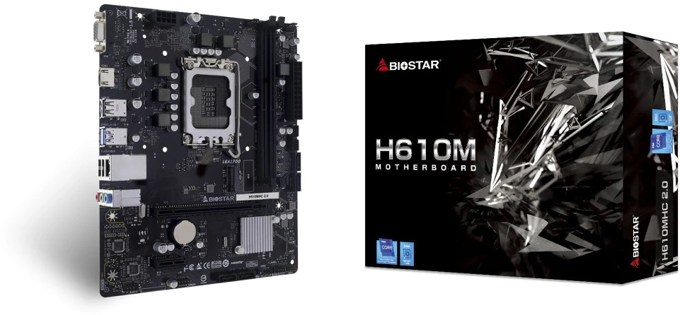 Biostar H610MHC 2.0 nagyítás