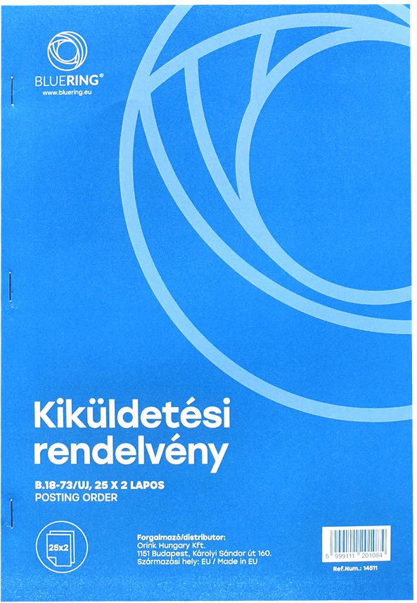 <span itemprop='brand'>Bluering</span> <span itemprop='sku'>25X2LAPOS B.18-73/UJ</span> nagyítás