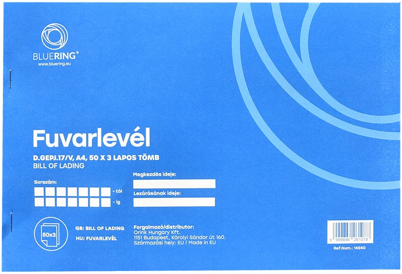 <span itemprop='brand'>Bluering</span> <span itemprop='sku'>D.GEPJ.17/V</span> nagyítás