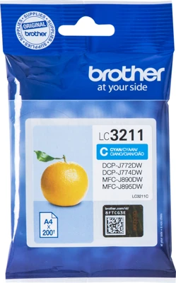 Brother LC3211C nagyítás