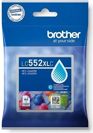 Brother LC552XLC nagyítás