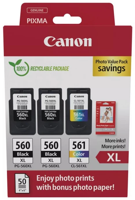 <span itemprop='brand'>Canon</span> <span itemprop='sku'>2XPG-560 XL + CL-561 XL</span> nagyítás