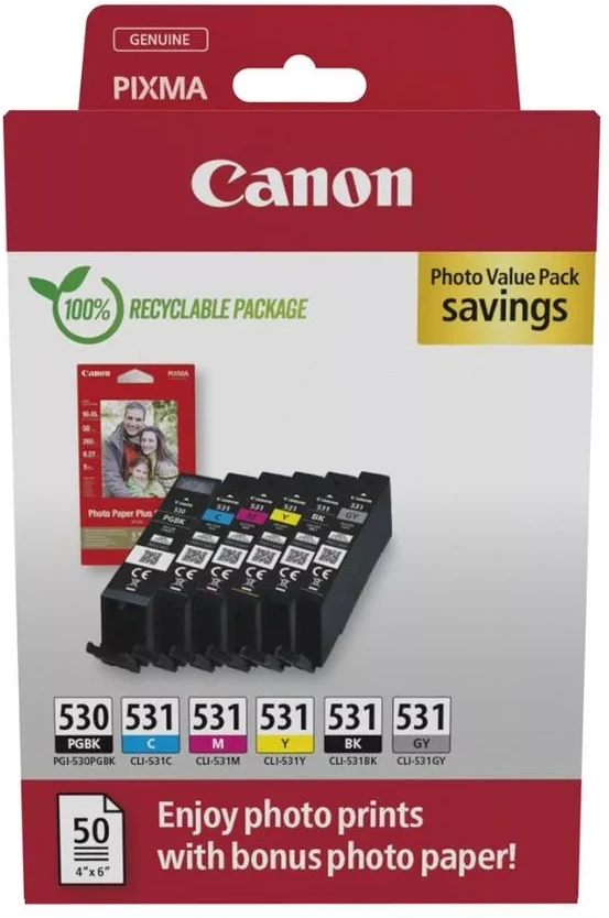 Canon PGI-530/CLI-531 nagyítás