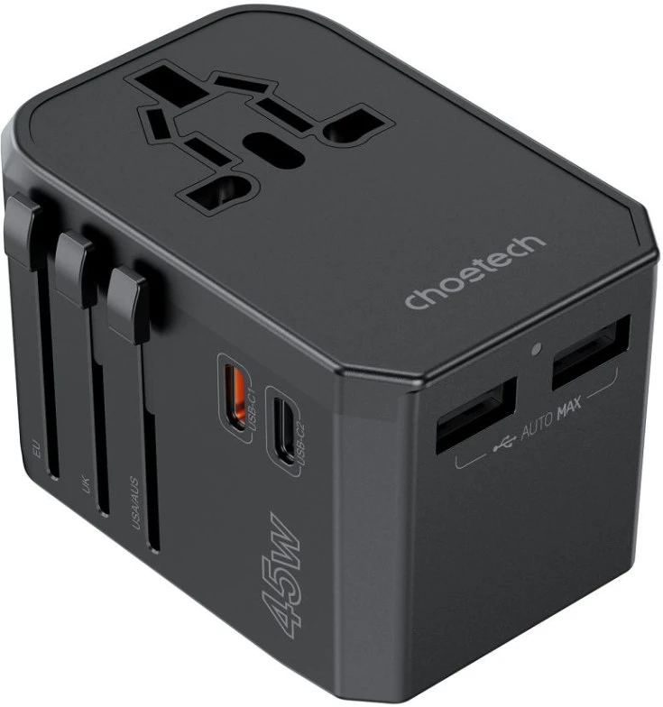 Choetech USB-C*2+A*2 nagyítás