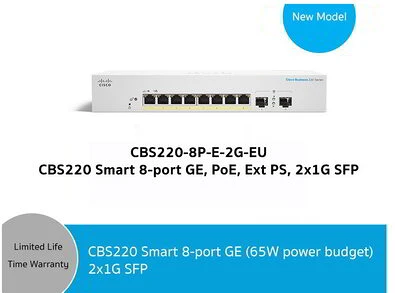Cisco CBS220-8P-E-2G-EU nagyítás