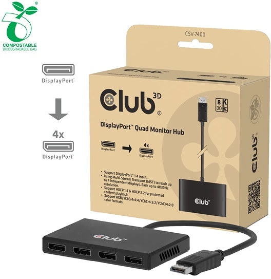 Club 3d CSV-7400 nagyítás