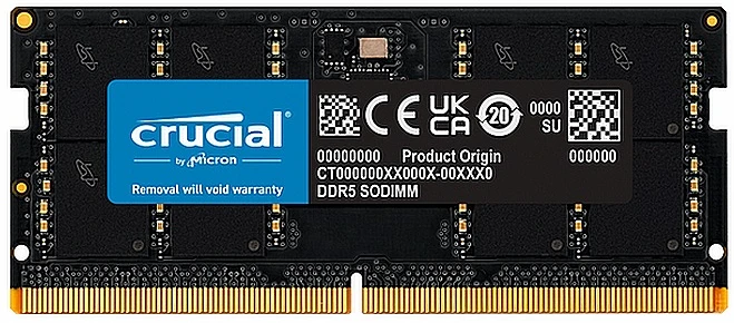 Crucial DDR5 5600MHZ nagyítás