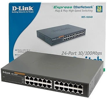 D-link DES-1024D nagyítás