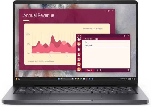 Dell PRO 14 PC14250 PC14250-37-P313935 LAPTOP nagyítás