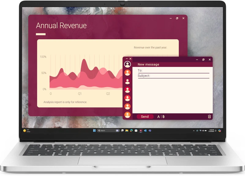 Dell PRO 14 PC14250 PC14250-40-P313891 LAPTOP nagyítás