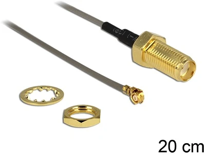 Delock 0.2M U.FL-LP-088 EZÜST nagyítás