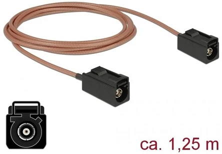 Delock 1.25M RÉZ RG-316 nagyítás