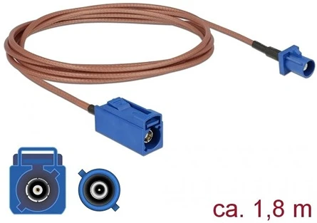 Delock 1.8M RÉZ RG-316 nagyítás