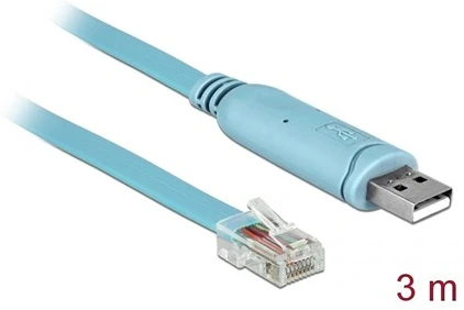 Delock 2.0 -> RS-232-RJ45 M/M nagyítás
