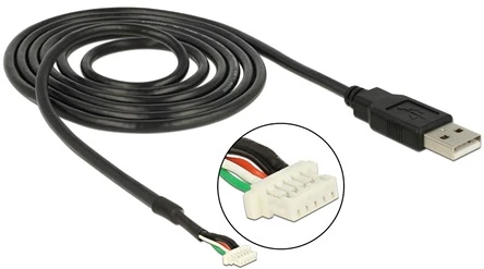 Delock 2.0 -&GT; SMT 5PIN M/F nagyítás