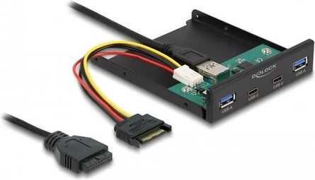 Delock 3.5 USB 3.2 GEN 1 nagyítás