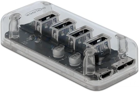 Delock 4-PORTOS USB3.0 HUB nagyítás