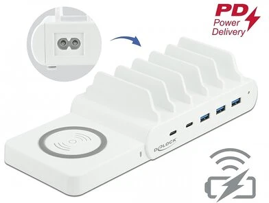 Delock ÉS 3 DB. A-TÍPUSÚ USB 110 W-TAL nagyítás
