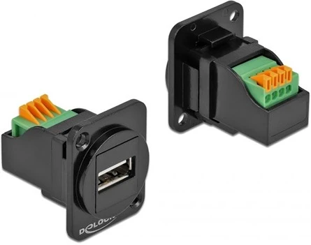 Delock 4PIN F/F D-TYPE nagyítás