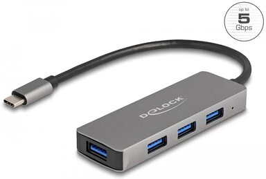Delock USB 3.2 GEN 1 HUB USB nagyítás