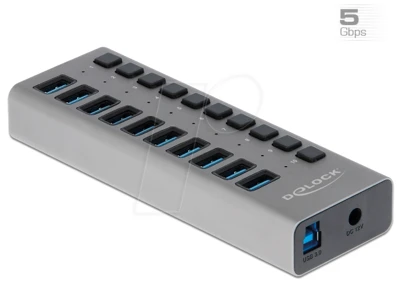 Delock USB HUB 10 nagyítás