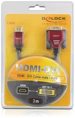 Delock DVI-D M/M nagyítás