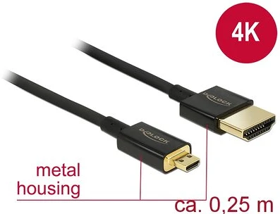 Delock HDMI-A-CSATLAKOZÓDUGÓ nagyítás