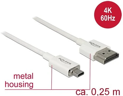 Delock HDMI-A-CSATLAKOZÓDUGÓ nagyítás