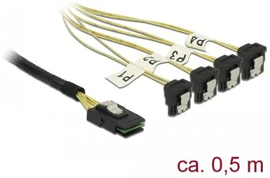 Delock SAS SFF-8087 > 4 nagyítás