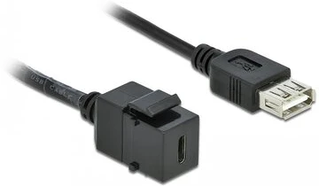 Delock USB 2.0 C-CSATLAKOZÓHÜVELY > USB 2.0 A-CSATLAKOZÓHÜVELY nagyítás