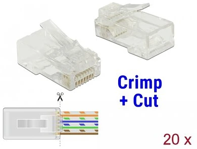 Delock CAT.5E UTP 20 nagyítás