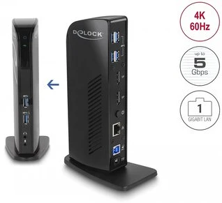 Delock 4K / USB 3.2 / LAN nagyítás