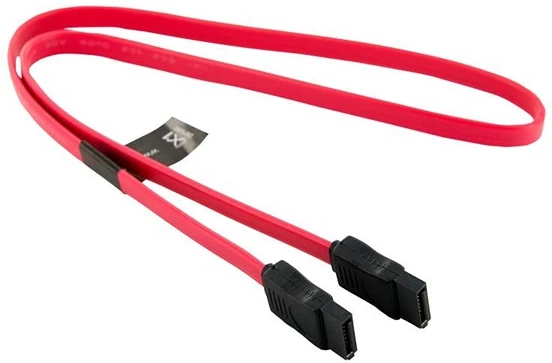 Delock ADATKÁBEL SATA3 - PIROS - 50CM 82677 nagyítás