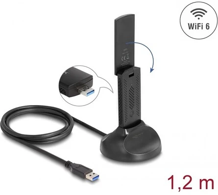 Delock AX1800 1,8GB/S USB3.0 A nagyítás